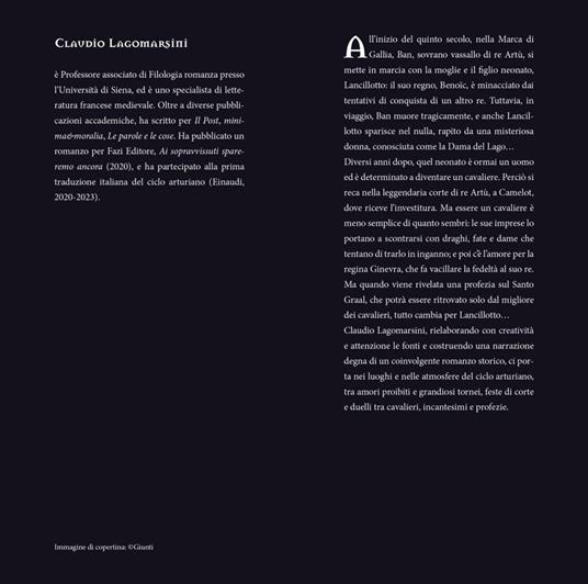 Lancillotto. Il mito del Graal e della Tavola Rotonda - Claudio Lagomarsini - 2