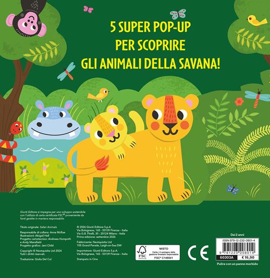 Savana pop-up. Ediz. a colori - Abigail Hall - 4
