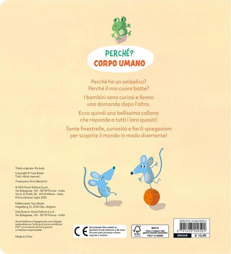 Corpo umano. Tante risposte per piccoli curiosi. Ediz. a colori - 2