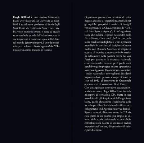La storia segreta della CIA. Le ombre di un nuovo impero - Hugh Wilford - 2