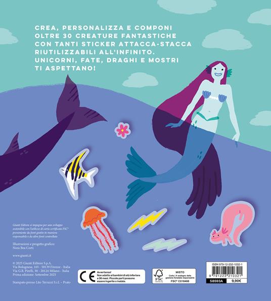 Creature fantastiche. Crea con gli sticker - 2