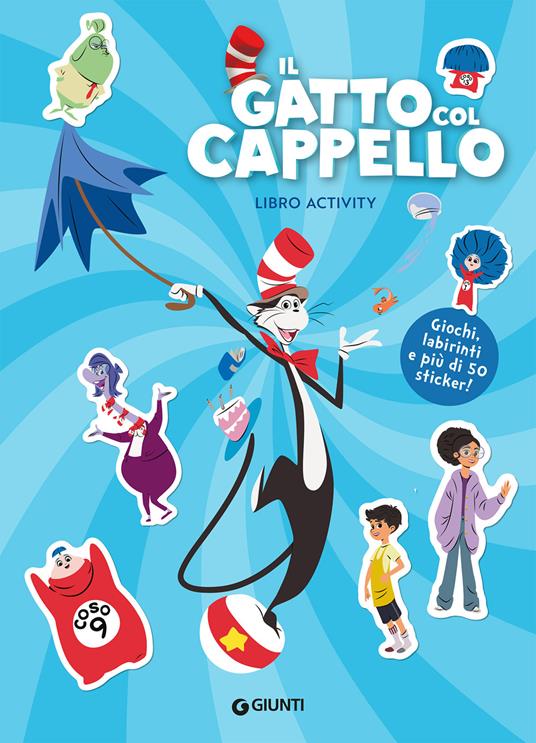 Il gatto col cappello. Libro activity. Ediz. a colori - copertina