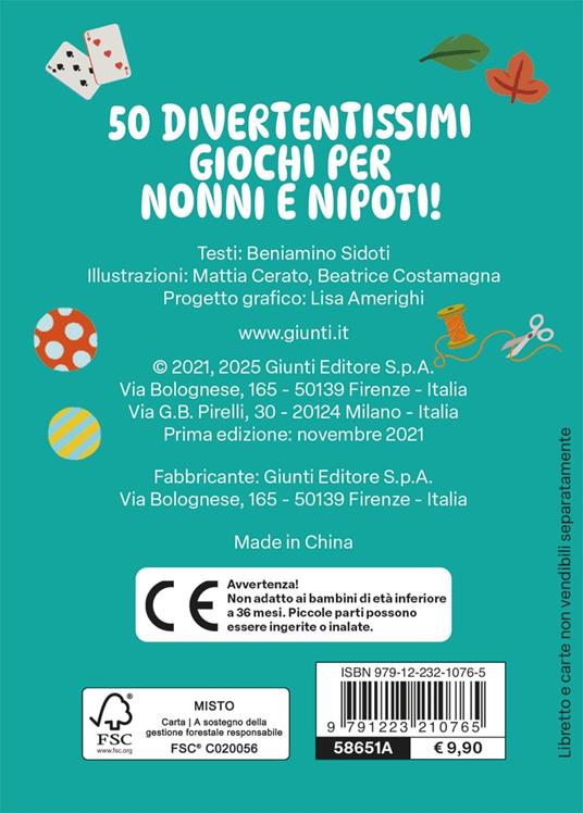 Gioca con i nonni! Ediz. a colori. Con 50 carte - Beniamino Sidoti - 6