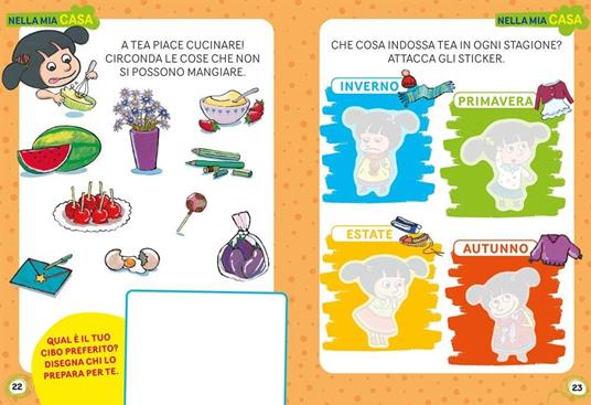 Un mondo di giochi e colori. Tea. Con adesivi. Ediz. a colori - Valentina Camilli - 2