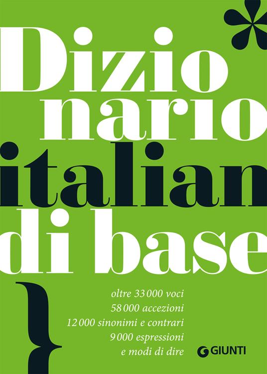 Dizionario italiano di base - copertina