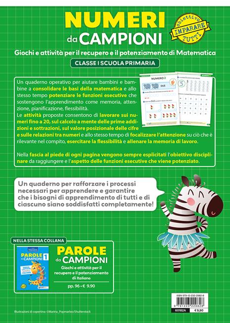 Numeri da campioni. Giochi e attività per il recupero e il potenziamento. Matematica. Vol. 1 - 2
