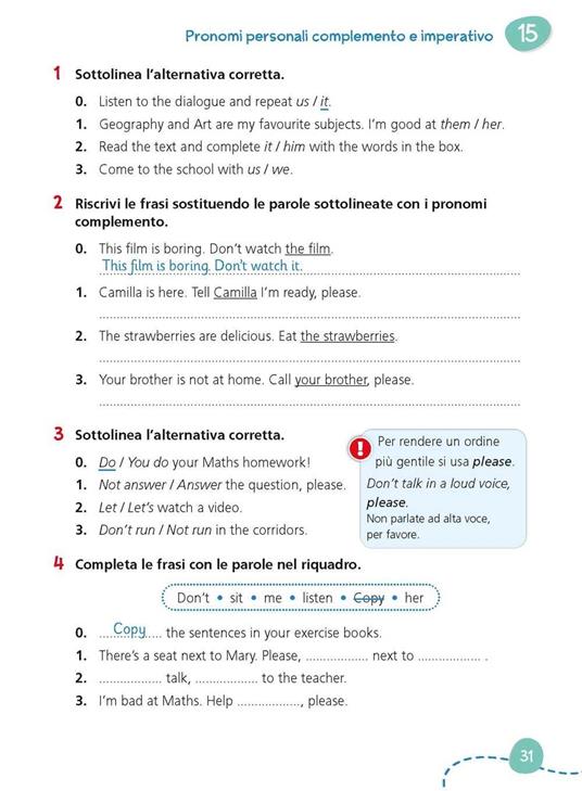 La mia prima... English grammar. 100 esercizi. I più importanti argomenti spiegati in italiano - 4