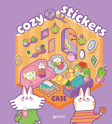 Case. Cozy stickers. Ediz. a colori - copertina
