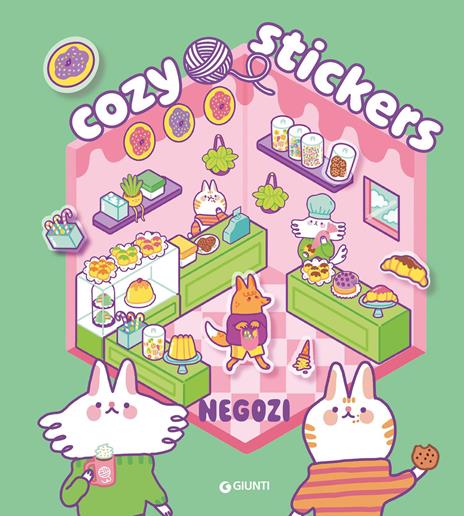 Negozi. Cozy stickers. Ediz. a colori - copertina