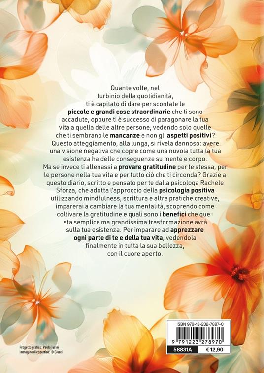Coltivo la gratitudine. Per vivere con il cuore aperto - Rachele Sforza - copertina