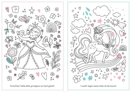 Regno magico. Colora con i glitter. Brilla e scintilla. Con brillantini adesivi. Ediz. a colori - 5
