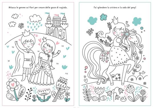 Regno magico. Colora con i glitter. Brilla e scintilla. Con brillantini adesivi. Ediz. a colori - 6