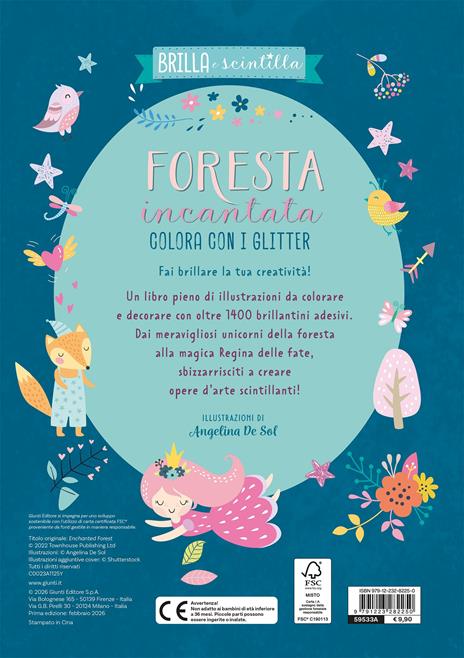 Foresta incantata. Colora con i glitter. Brilla e scintilla. Ediz. a colori - 2