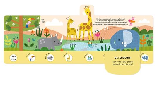 Animali selvaggi. Piccoli esploratori. Ediz. a colori - Sarah Lock - 4