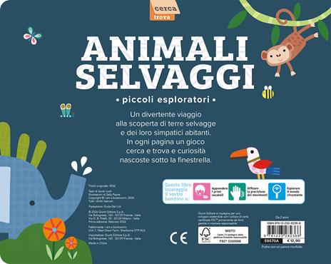 Animali selvaggi. Piccoli esploratori. Ediz. a colori - Sarah Lock - 6