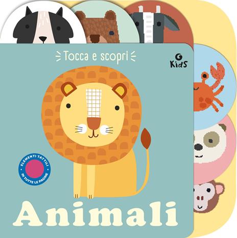 Animali. Tocca e scopri. Ediz. a colori - copertina