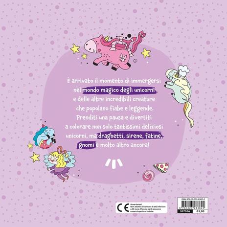 Unicorni e animali magici. Mandala super carini. Ediz. illustrata - 6