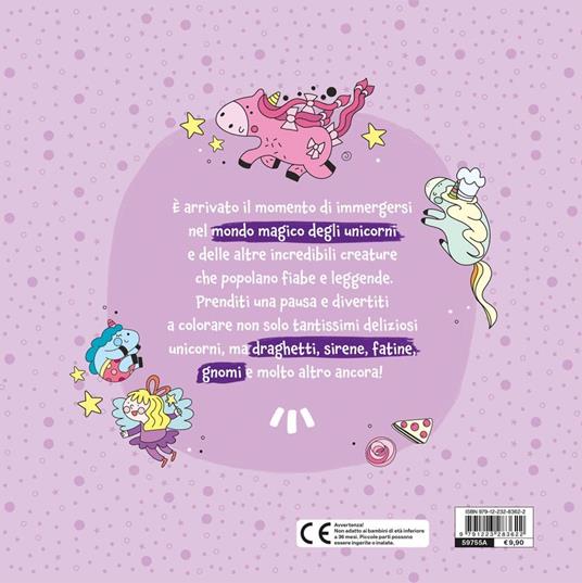 Unicorni e animali magici. Mandala super carini. Ediz. illustrata - 6