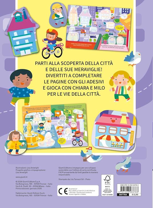 Città. Io coloro con gli stickers. Ediz. a colori - 2