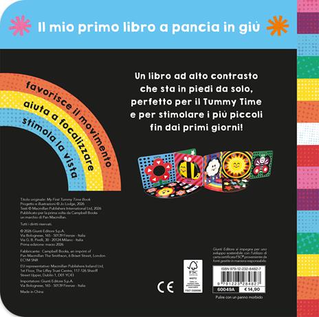 Il mio primo libro a pancia in giù. Ediz. a colori - Jo Lodge - 2