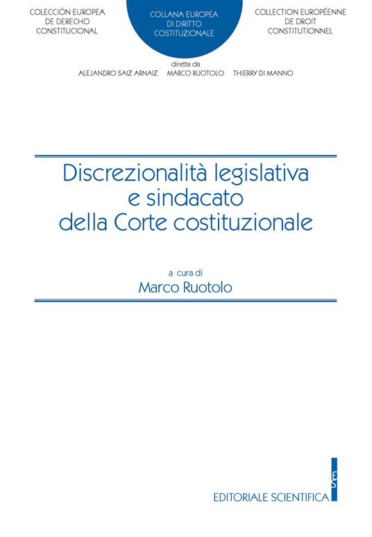 Discrezionalità legislativa e sindacato della Corte costituzionale - copertina