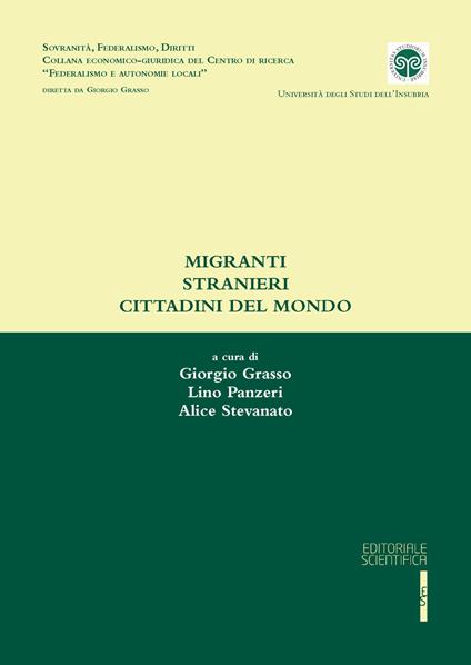 Migranti stranieri cittadini del mondo - copertina