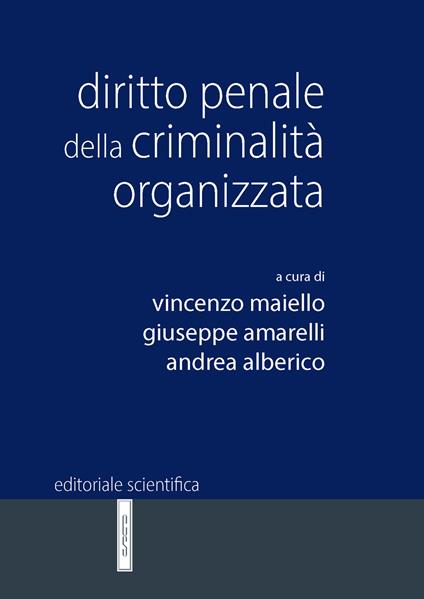 Diritto penale della criminalità organizzata - copertina