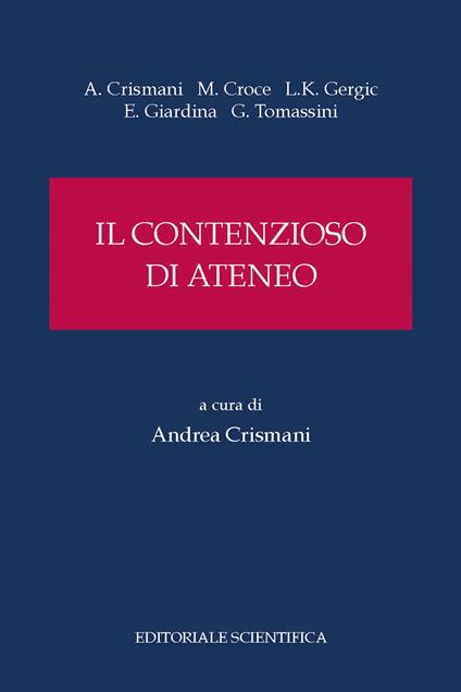 Il contenzioso di Ateneo - copertina