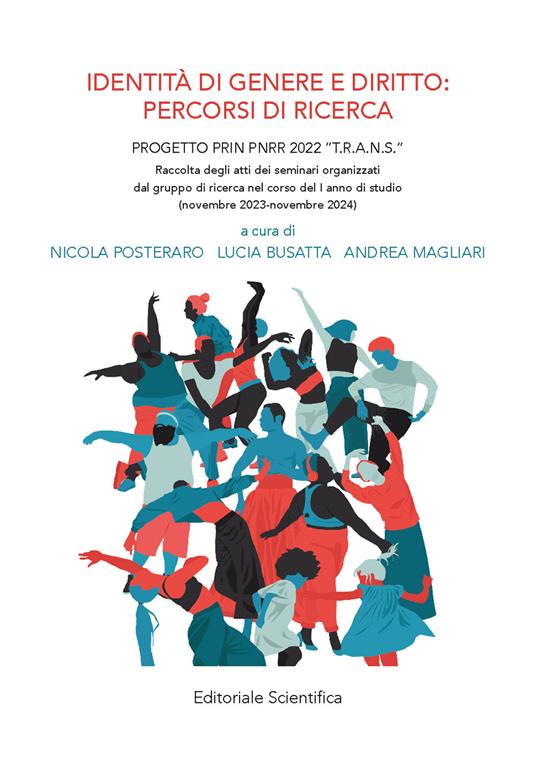 Identità di genere e diritto: percorsi di ricerca. Progetto Prin PNRR 2022 «T.R.A.N.S.» - copertina