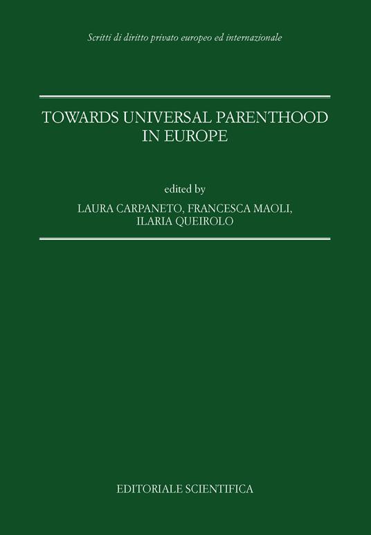 Towards universal parenthood in Europe - copertina