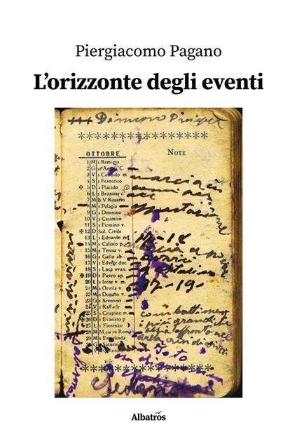 L'orizzonte degli eventi - Piergiacomo Pagano - copertina
