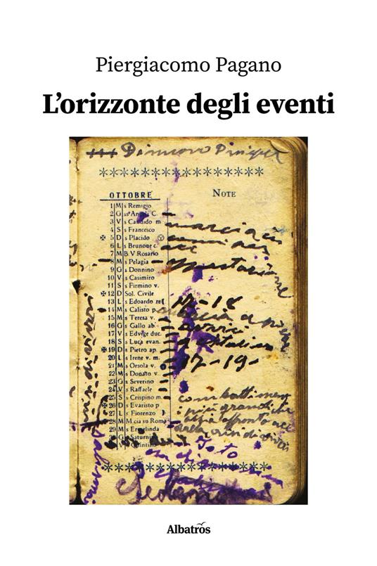 L'orizzonte degli eventi - Piergiacomo Pagano - copertina