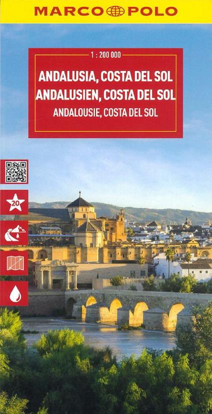 Andalusia, Costa del Sole, Siviglia, Cordoba 1:200.000 - copertina