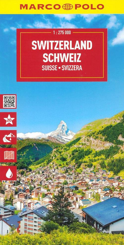Svizzera 1:275.000. Ediz. multilingue - copertina