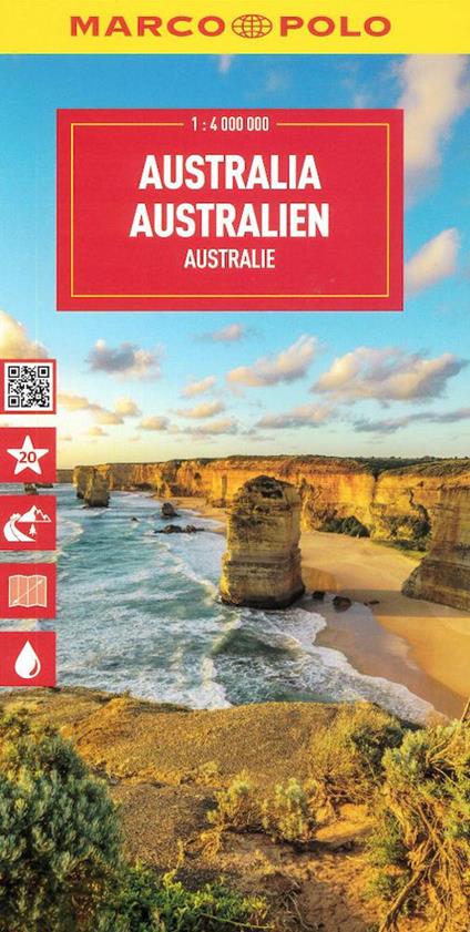Australia 1:4.000.000. Ediz. multilingue - copertina