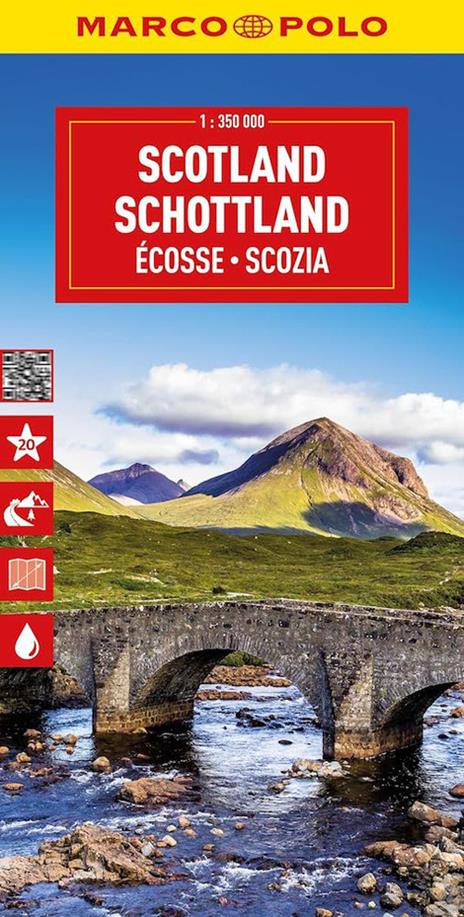 Scozia 1:350.000. Ediz. multilingue - copertina