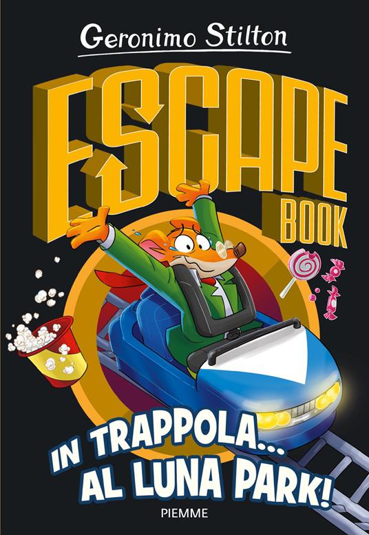 In trappola... al luna park! Escape book - Geronimo Stilton - copertina