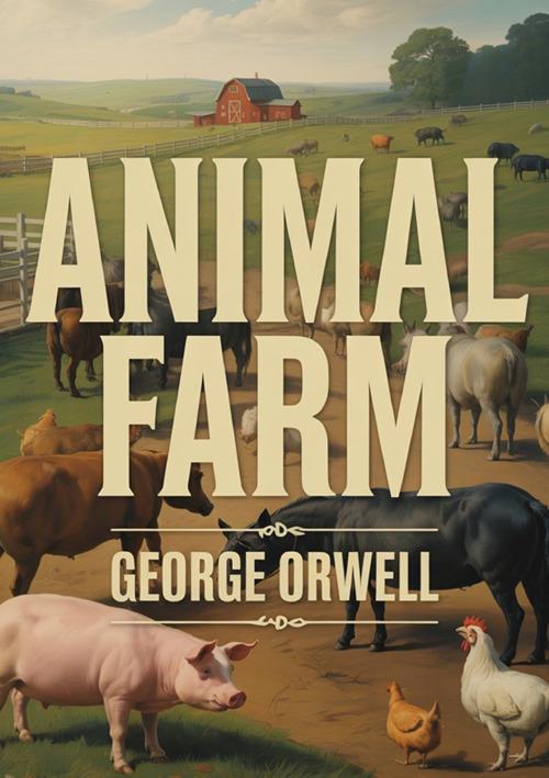 Animal farm - George Orwell - copertina