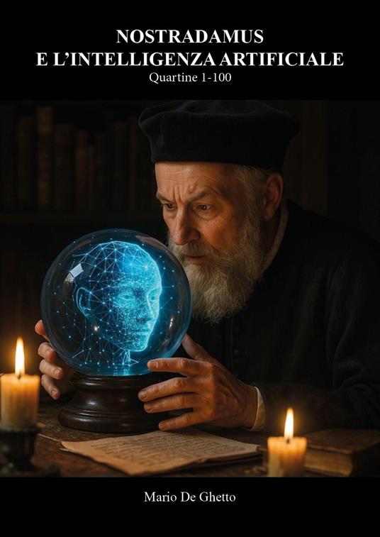Nostradamus e l'intelligenza artificiale. Quartine 1-100 - Mario De Ghetto - copertina