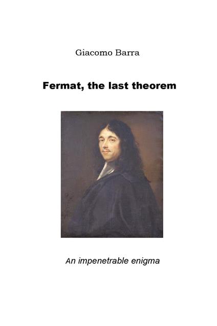 Fermat, the last theorem - Giacomo Barra - copertina