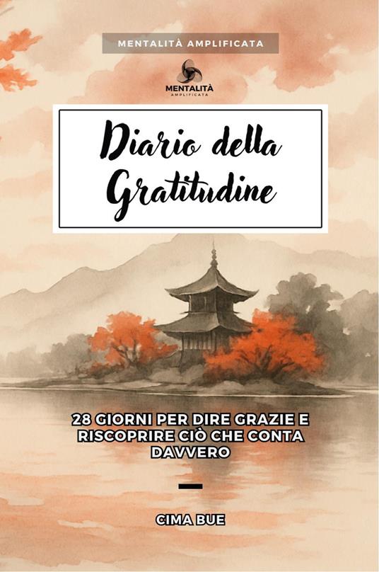 Diario della gratitudine - Cima Bue - copertina