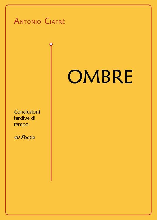 Ombre - Antonio Ciafrè - copertina