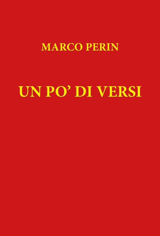 Un po' di versi - Marco Perin - copertina