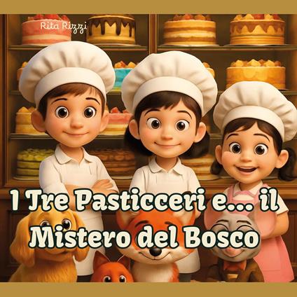 I tre pasticceri e...il mistero del bosco - Rita Rizzi - copertina