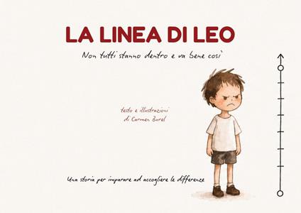 La linea di Leo. Non tutti stanno dentro, e va bene così - Carmen Burel - copertina