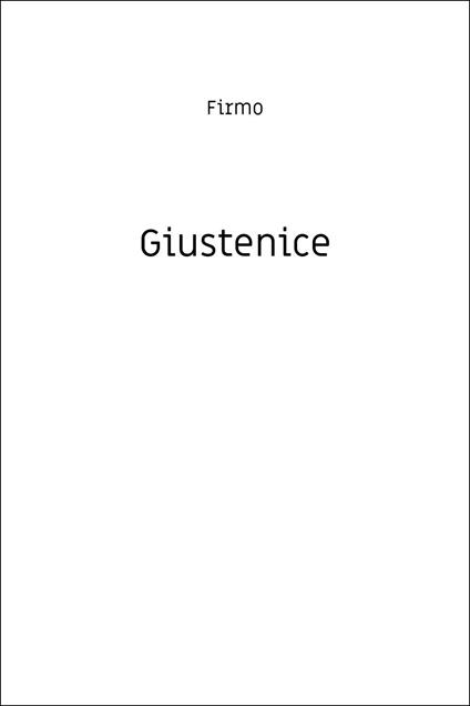 Giustenice - Firmo - copertina