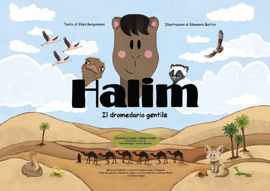 Halim, il dromedario gentile - Elisa Bergonzoni - copertina