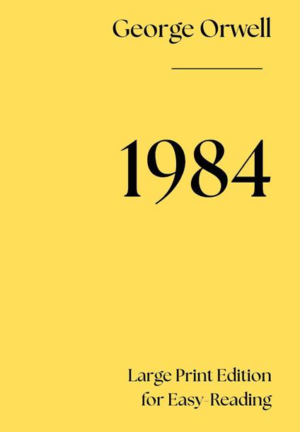 1984 - George Orwell - copertina