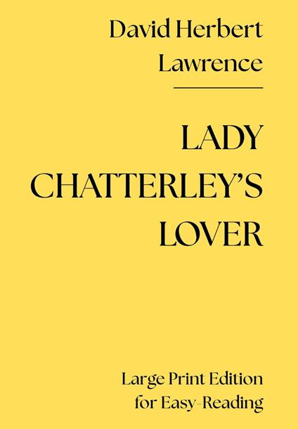 Lady Chatterley's lover - D. H. Lawrence - copertina