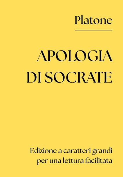 Apologia di Socrate - Platone - copertina